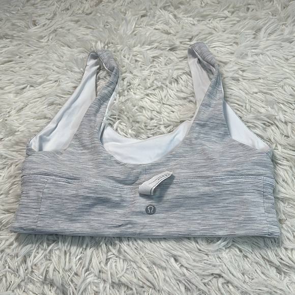 Lululemon Align Reversible Bra *Light Support, A/B Cups White Wee Are - Picture 2 of 5